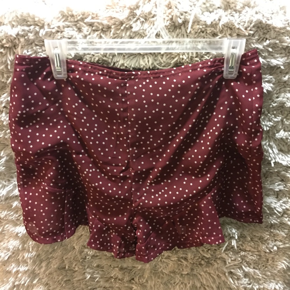 Pacsun NightWalker Ruby Polkadot Shorts